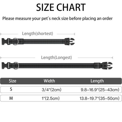 Airtag Dog Collar with Waterproof Airtag Case, Reflective Soft Padded & Safety Air Tag Pet Collar Adjustable for Large Dogs