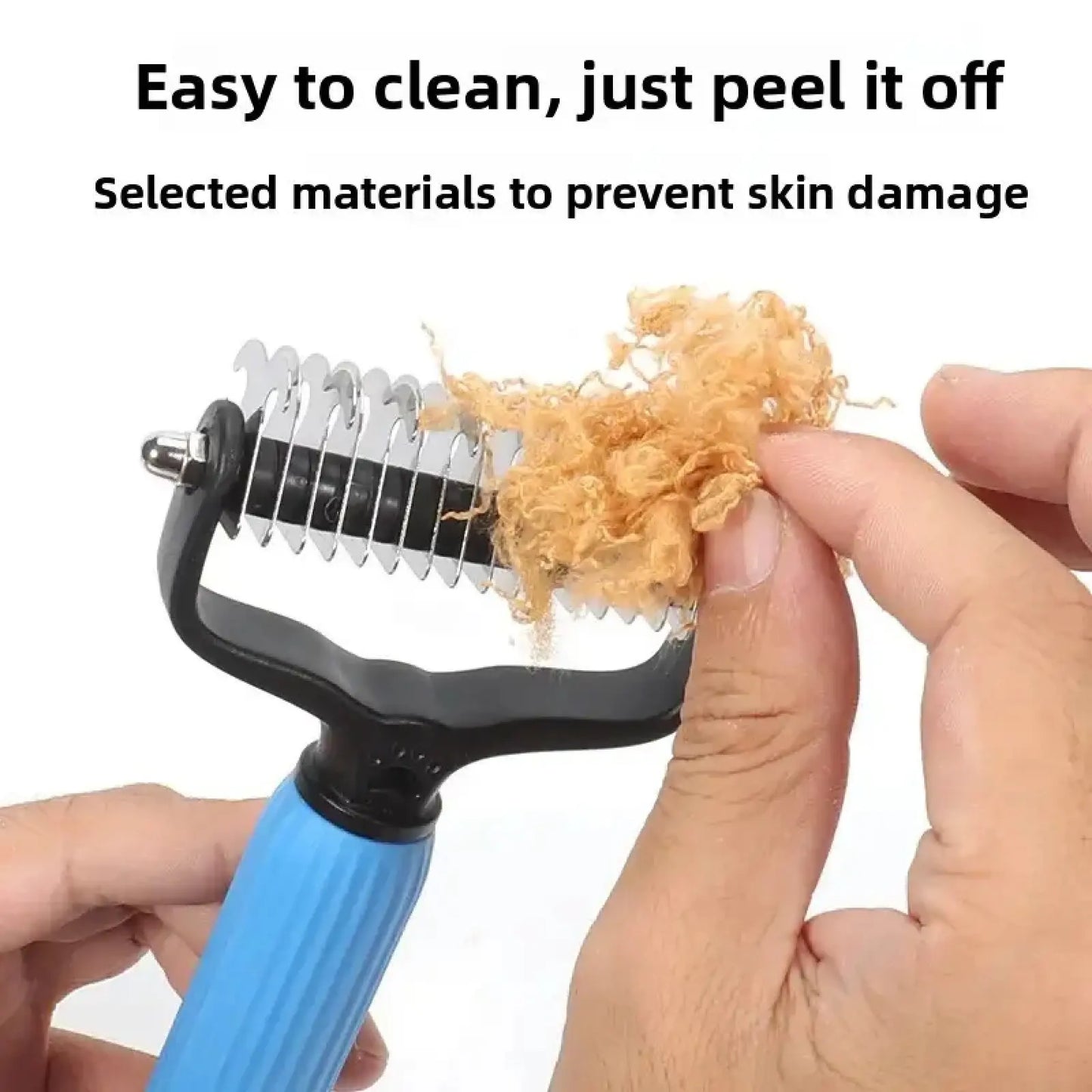 Dog Grooming Comb – Groomer Tools, Stainless Steel Double-Sided Shedding Grooming Kit, Mat-Tamer Teeth for Detangling Matted Hair, Simple Comb-In Routine for Smooth Coat Passes & Daily Maintenance
