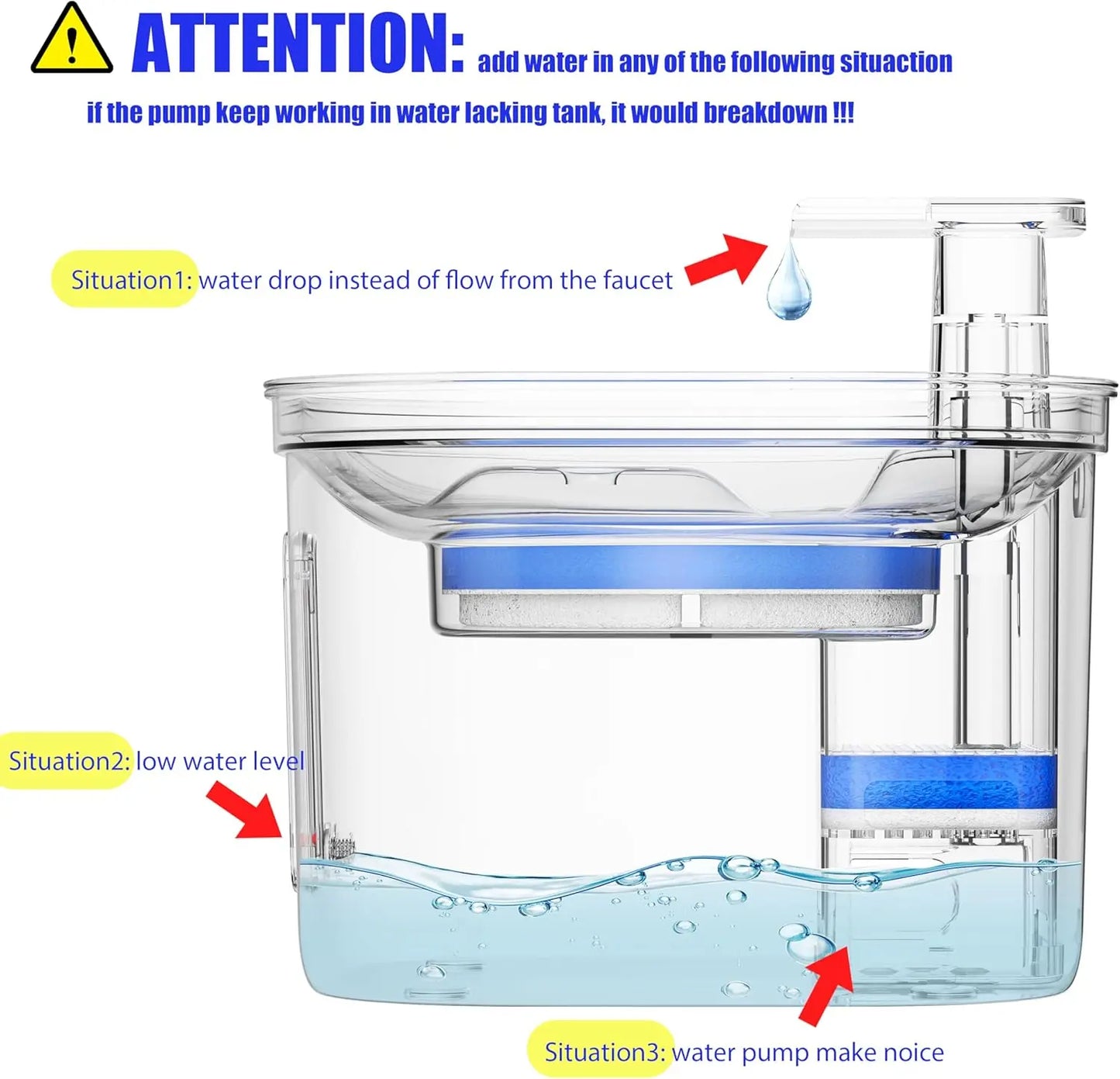 74Oz/2.2L Automatic Pet Water Fountain Dog Water Dispenser, Stainless Steel Cat Water Feeder
